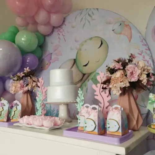 Festa Fundo do Mar com Decoração de Balões