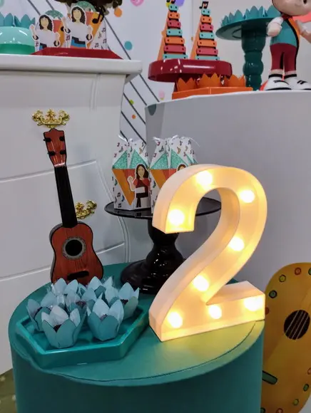 Festa Instrumentos Musicais com Decoração de Balões