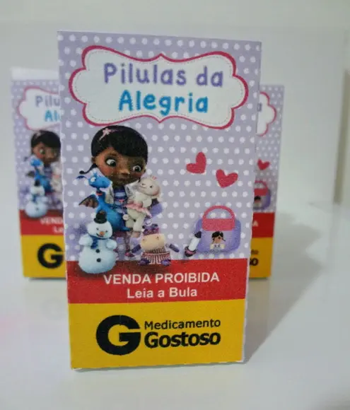 Kit Caixinha Dra Brinquedos 24 Unidades + 48 Capa para Bis