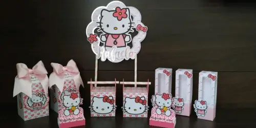 Kit Festa Hello Kitty - 39 Ítens