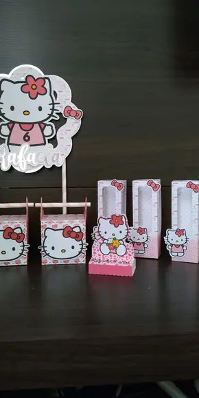 Kit Festa Hello Kitty - 39 Ítens