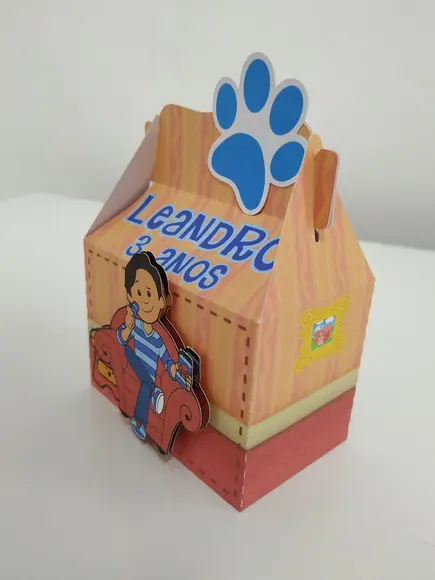 Lancheira Pistas de Blue 8 Unidades