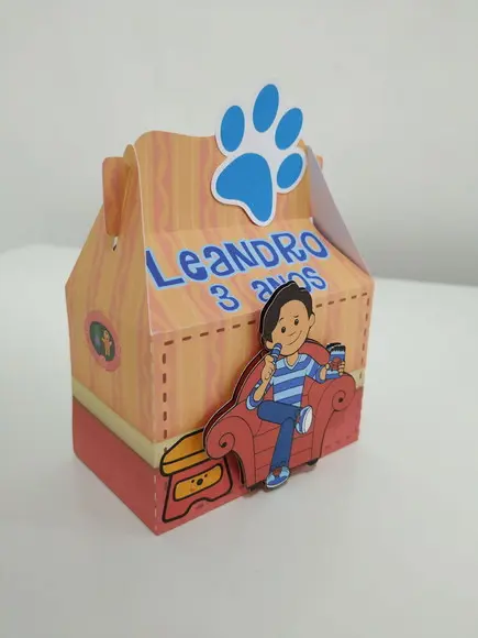Lancheira Pistas de Blue 8 Unidades