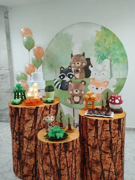 Locação de Decoração Festa Bosque Encantado