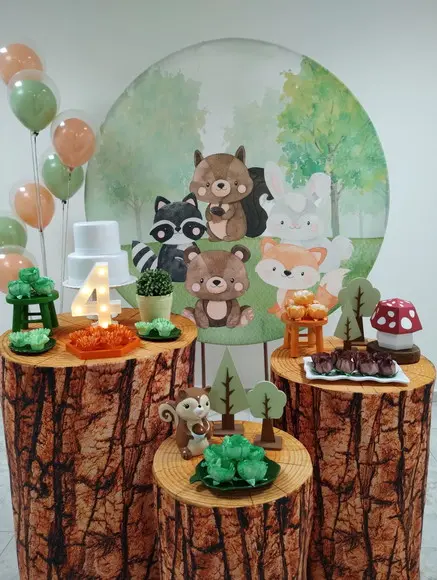 Locação de Decoração Festa Bosque Encantado