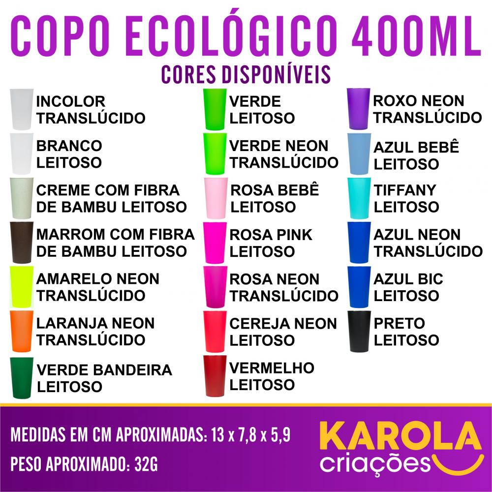 Copo Bucks Ecológico 400ml Personalizado