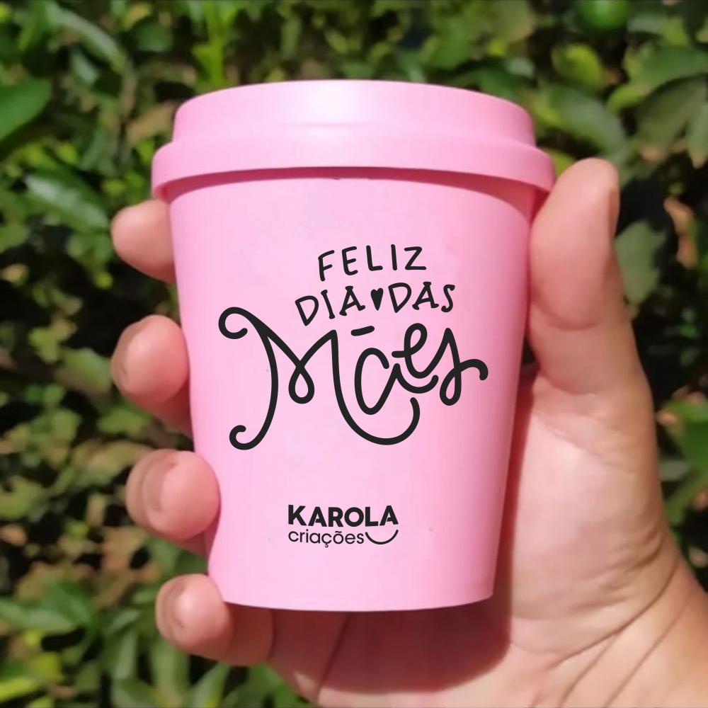 Copo Bucks Ecológico Dia das Mães 250ml Personalizado