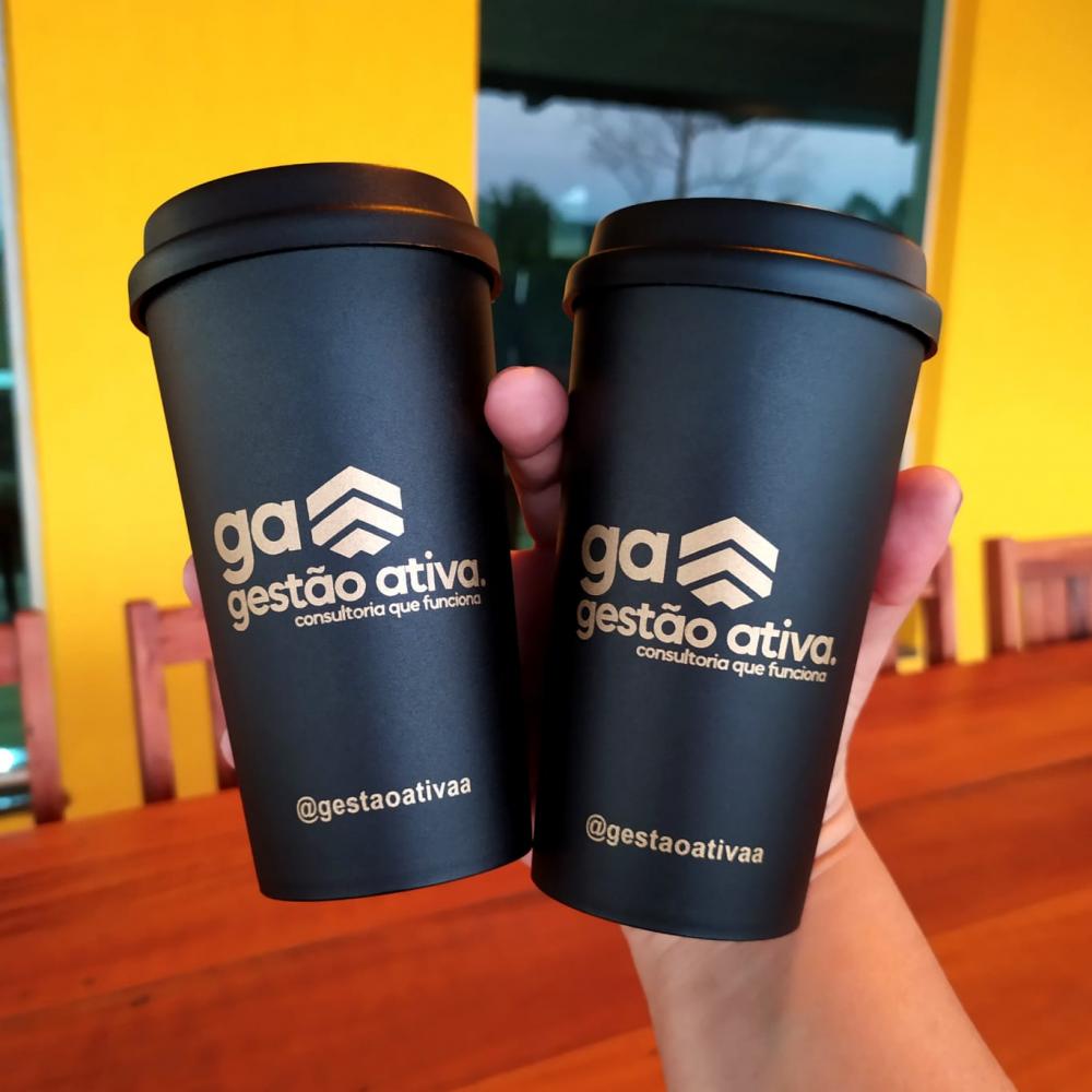 Copo Ecológico Bucks Café Personalizado 400ml