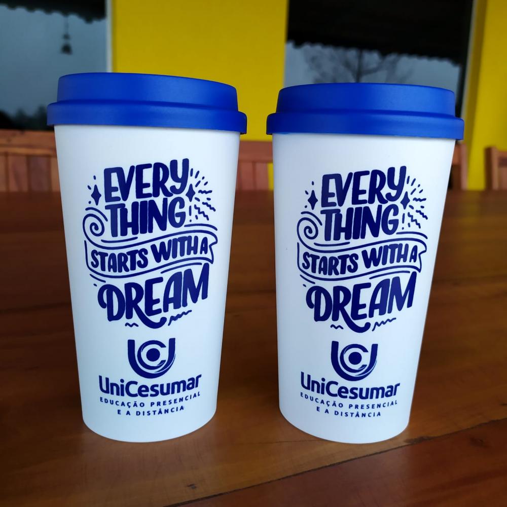 Copo Ecológico Bucks Café Personalizado 400ml