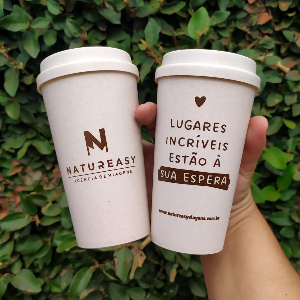 Copo Ecológico Bucks Café Personalizado 400ml