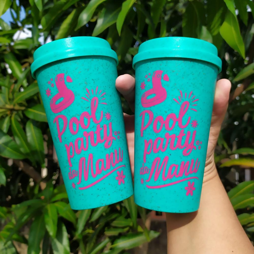 Copo Ecológico Bucks Café Personalizado 400ml
