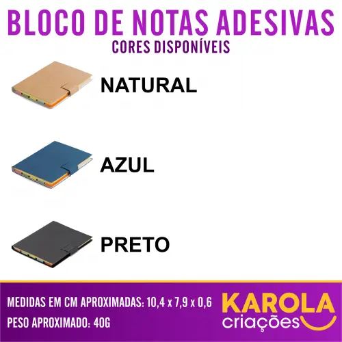 Bloco de Notas Adesivas Personalizado