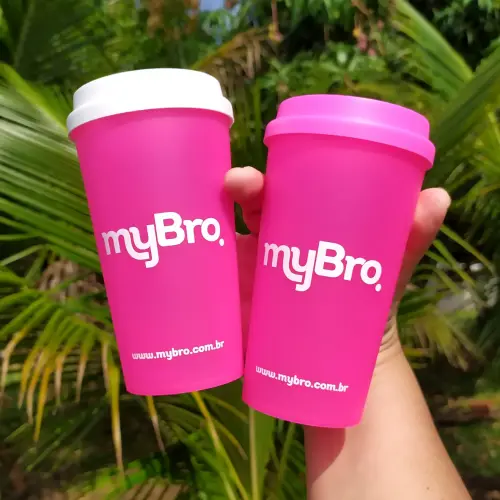 Copo Ecológico Bucks Café Personalizado 400ml