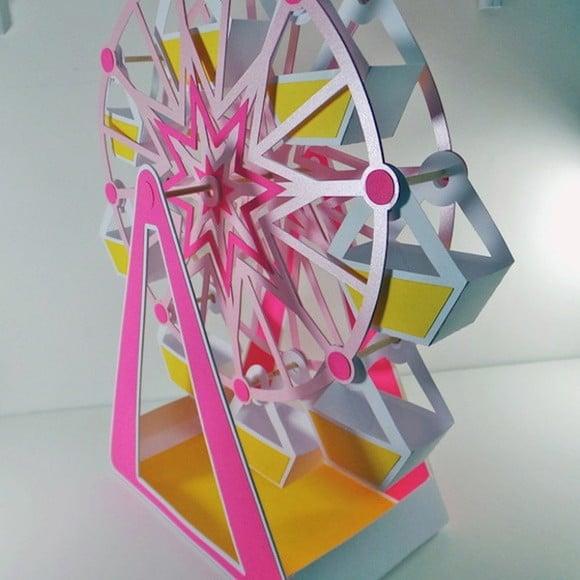 Arquivo Silhouette Roda Gigante para A4