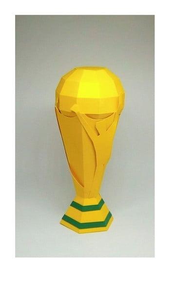Centro de Mesa Troféu Copa do Mundo Arquivo Corte Silhouette