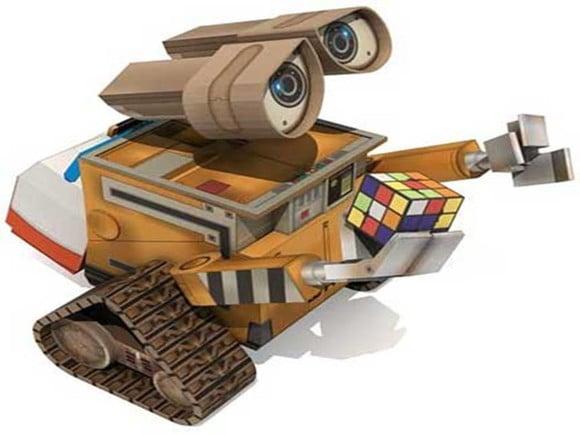 Arquivo pdf Papercraft Robô Wall-e 3d
