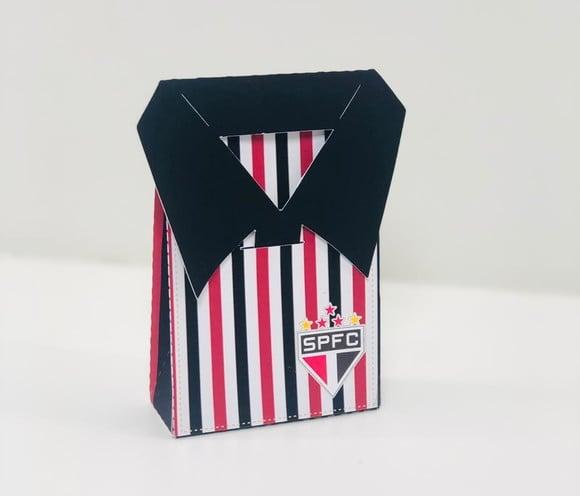 Arquivo de Corte Caixinha Camiseta Futebol São Paulo