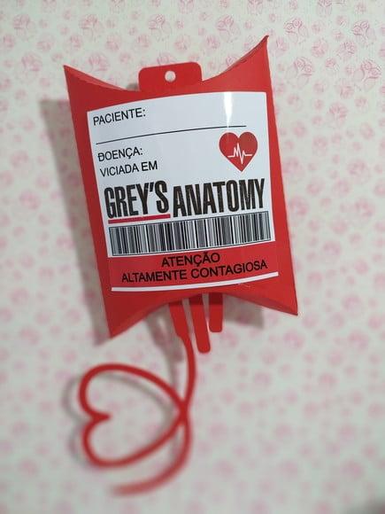 Arquivo de Corte Bolsa de Sangue Greys Anatomy