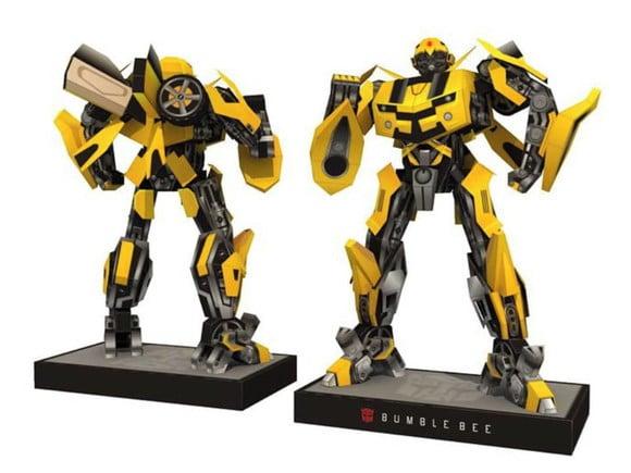 Robô Transformers Bumblebee 3d Arquivo pdf Papercraft