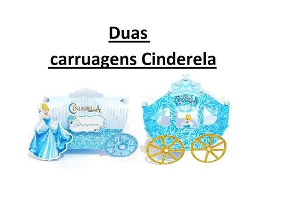 Caixinha Carruagem Cinderela Arquivo de Corte Silhouette