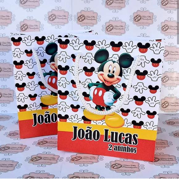 Arquivo Silhouette Sacolinha Mickey