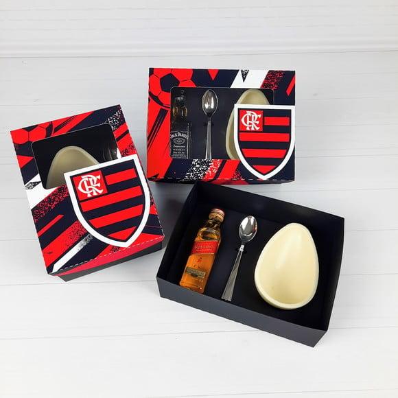 Arquivo de Corte Caixa Ovo de Colher Flamengo Páscoa