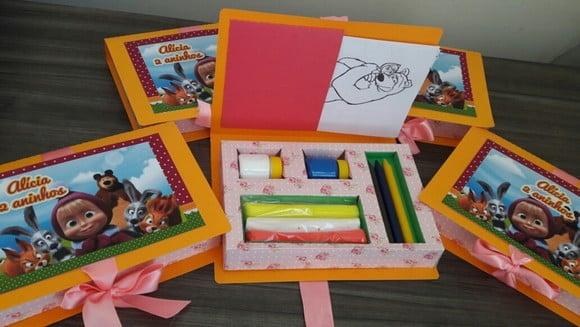 Arquivo de Corte Studio Caixa de Pintura Giz e Massinha