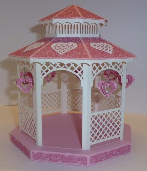 Arquivo de Corte Silhouette Coreto Gazebo 3d