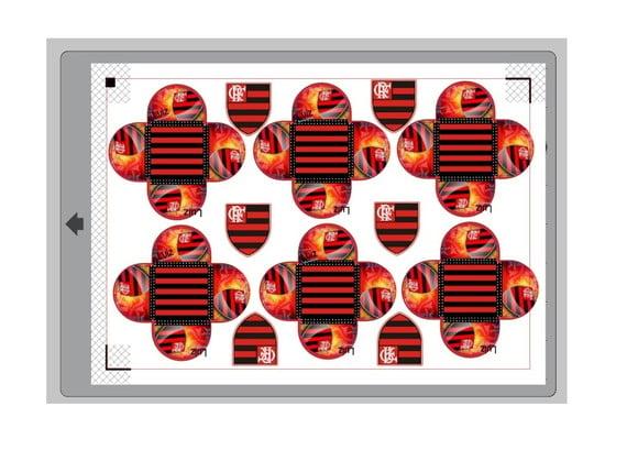 Arquivo De Corte Forminhas Docinhos Flamengo Futebol