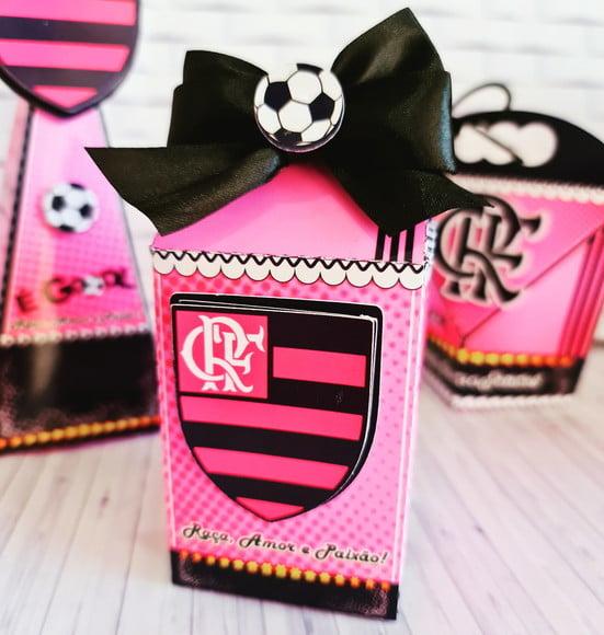 Molde Digital para Silhouette Caixa Milk Futebol Meninas