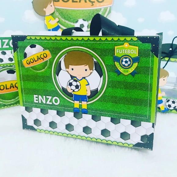 Molde Silhouette Sacolinha Futebol Brasil