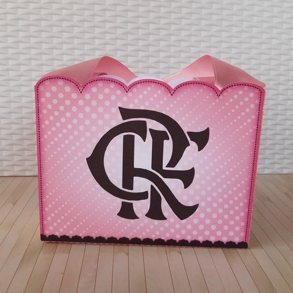 Arquivo De Corte Sacolinha Futebol Rosa Flamengo