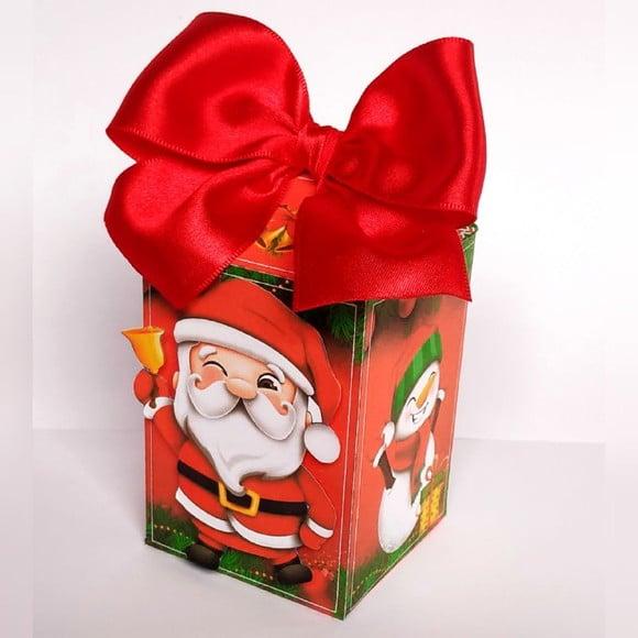 Arquivo de Corte Silhouette Caixa Milk Natal