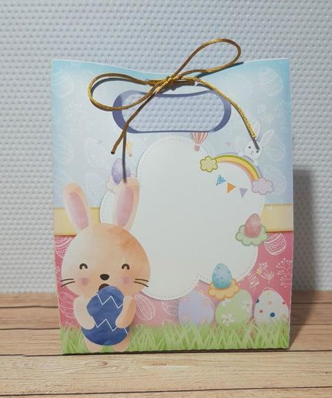 Arquivo de Corte Sacolinha para Presentes Páscoa Infantil