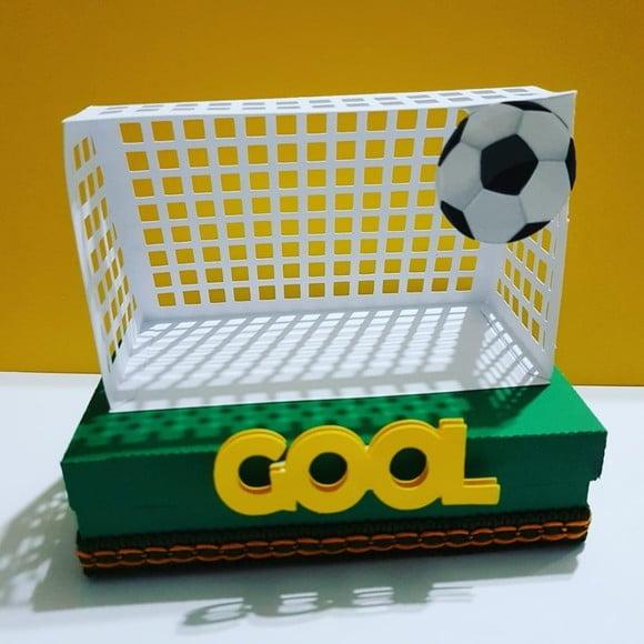 Arquivo Silhouette Caixa Trave Futebol Gool