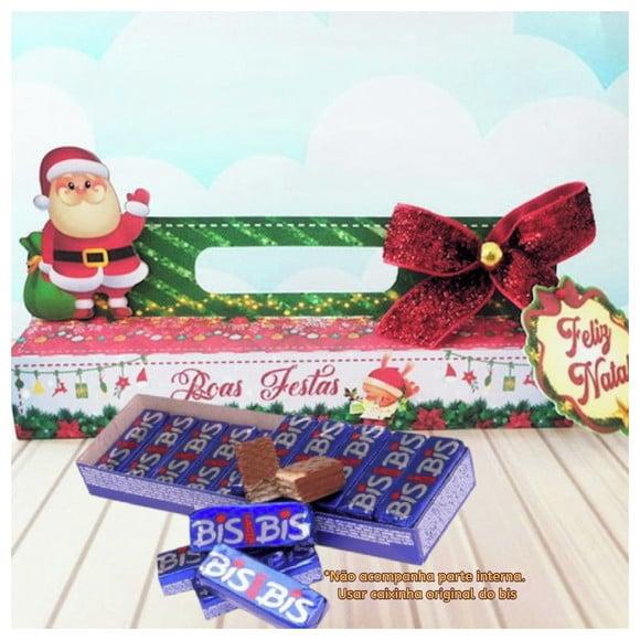 Arquivo Silhouette Embalagem Porta Bis Natal