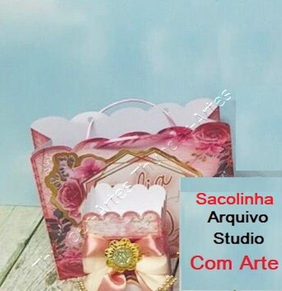 Molde para Corte Sacola Aniversário 15 Anos