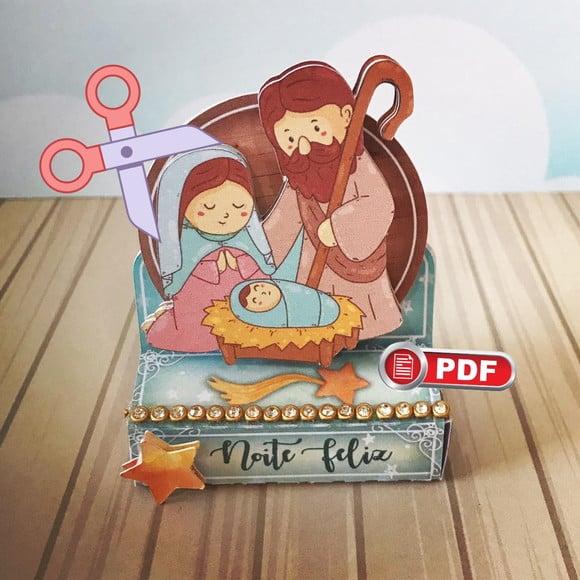 Arquivo pdf Porta Bis Duplo Natal para Tesourete
