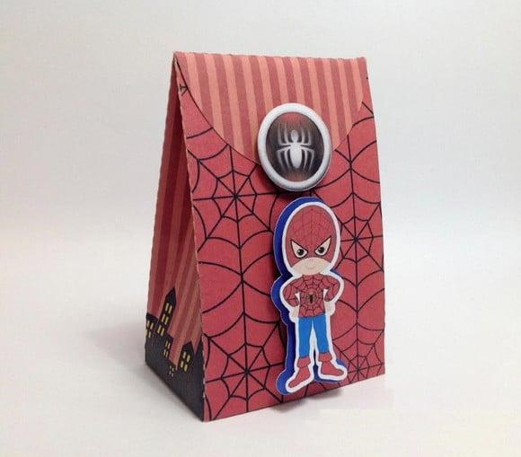 Arquivo de Corte Sacolinha Homem Aranha Cute