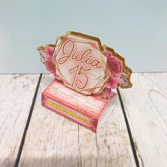 Molde para Corte Porta Bis Duplo Aniversário 15 Anos
