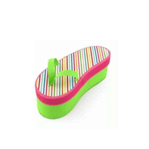 Arquivo de Corte Caixa Chinelo 3d Sandália Chinelo