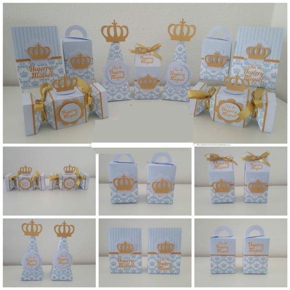 Arquivo Silhouette Kit Chá De Bebê Realeza Azul