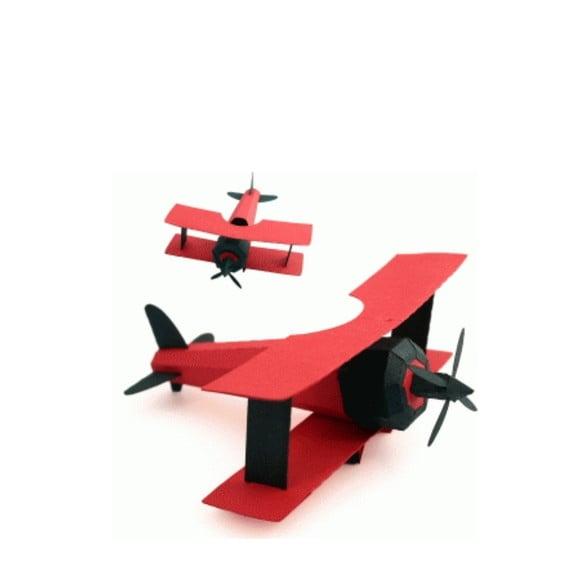Arquivo Silhouette Avião 3d Monomotor