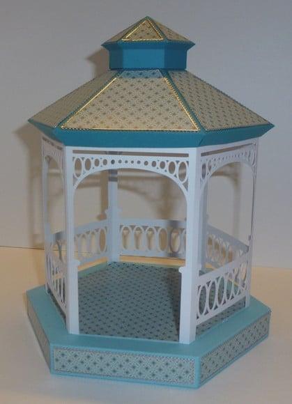 Arquivo de Corte Silhouette Coreto Gazebo 3d