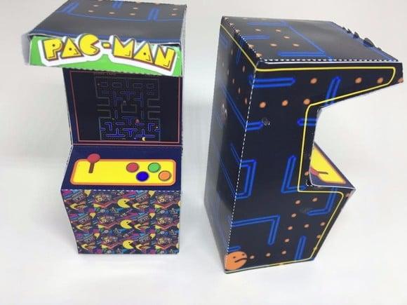 Arquivo Silhouette Caixinha Video Game Fliperama Pac