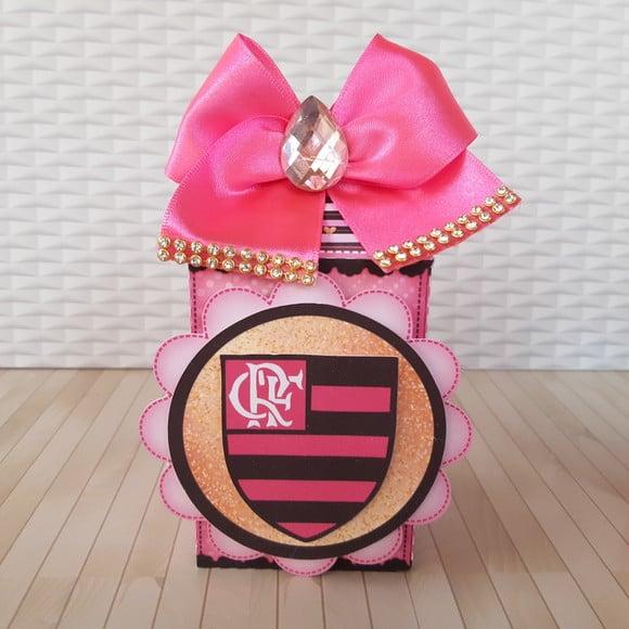 Arquivo De Corte Caixa Milk Futebol Rosa Flamengo