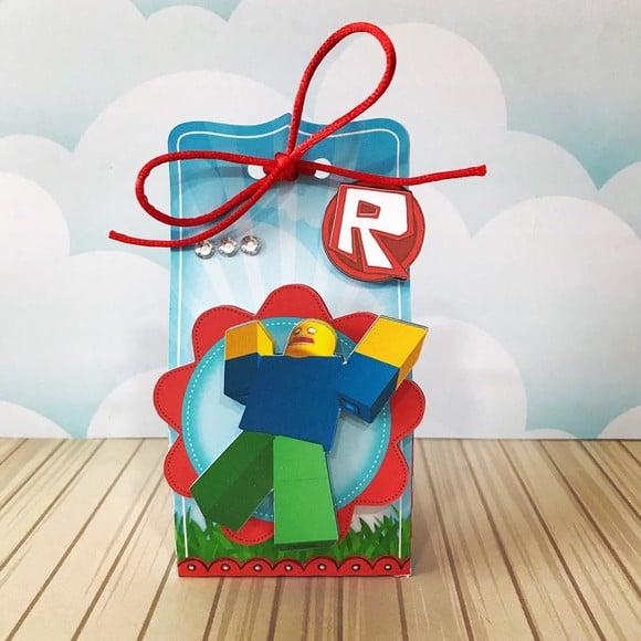 Arquivo de Corte Caixa Sacolinha Roblox