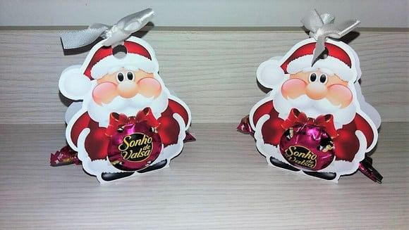 Arquivo Silhouette Porta Bombons Natal