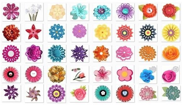 Kit Molde para Flores de Papel Arquivo Silhouette