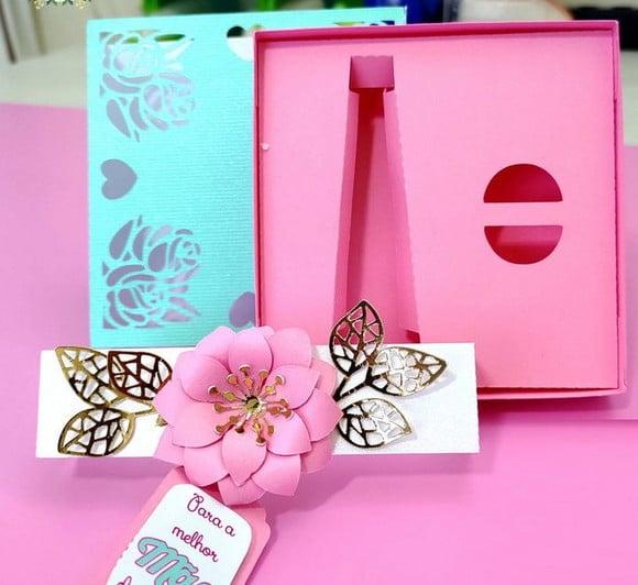 Arquivo Silhouette Caixa Esmalte e Lixa Dia das Mães